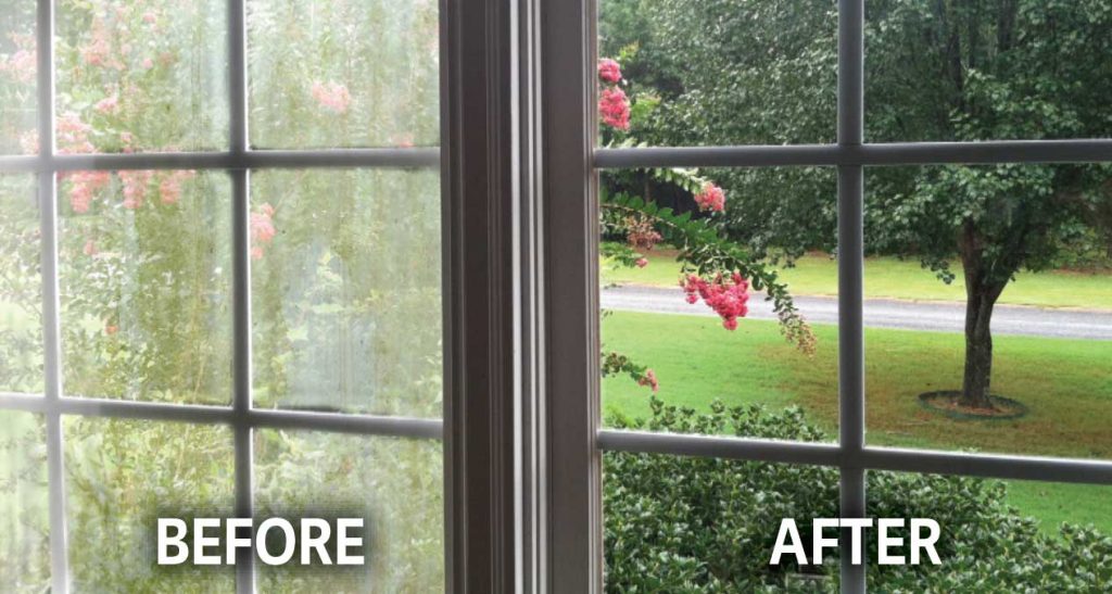 windows before and after